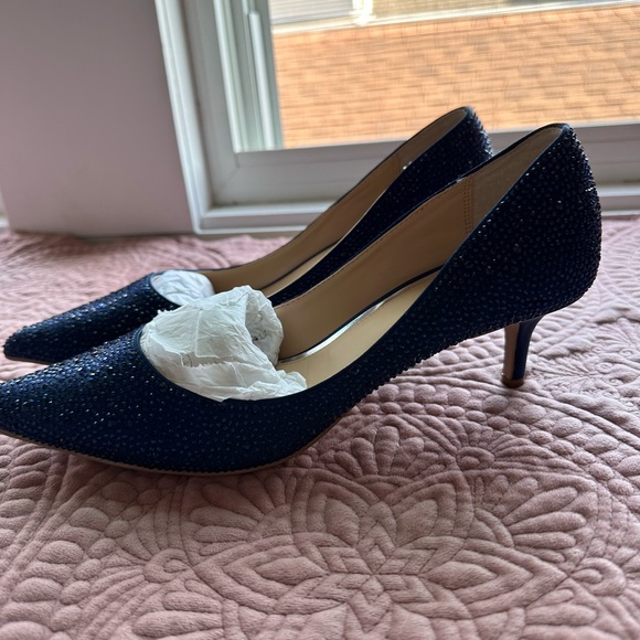 Brand new blue gem badgley mishka heels - Picture 4 of 4